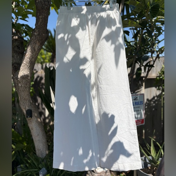 COTTON:ON White Wide-Leg Pull On Pants - Picture 4 of 9
